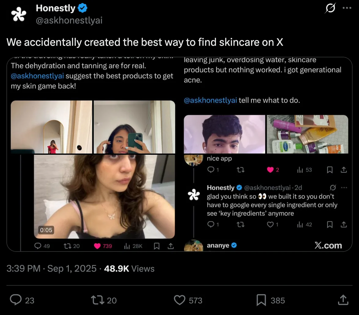 Honestly viral tweet